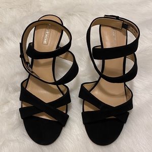 Black Strappy Heels